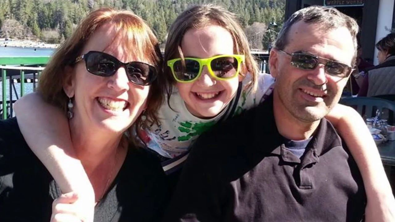 Mayor Dutrey with his wife and daughter.  