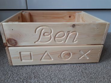 Carved Round Nose 23x 31 x 14cm 
Play Station Theme