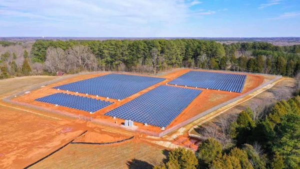 commercial solar array