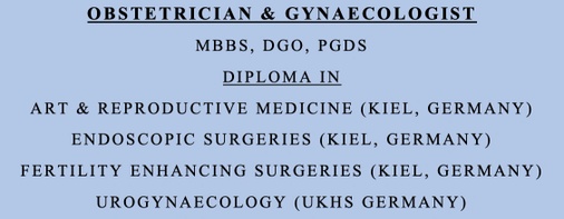 DR. DHWANI MAGO,
OBSTETRICIAN & GYNAECOLOGIST