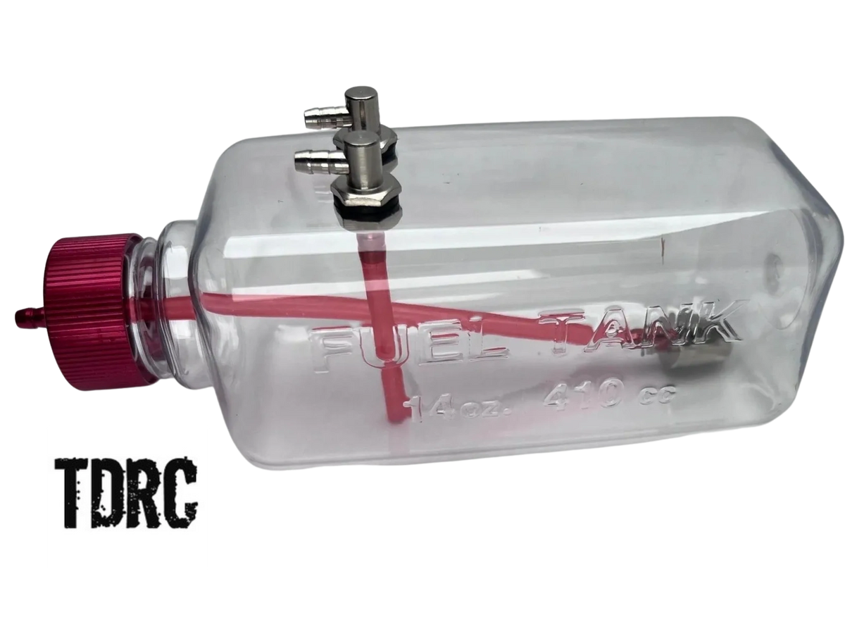 TDRC 14 ounce RTR clear Gas Fuel tank