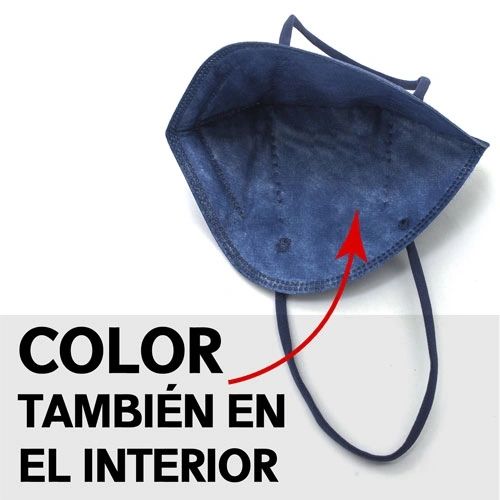 Mascarilla Ffp2 Azul Marino Homologada C E Mod Cn