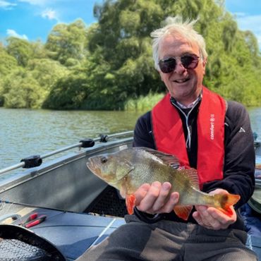 Cracking Perch for Grahame caught with Fishing In Norfolk the Predator People angling guides