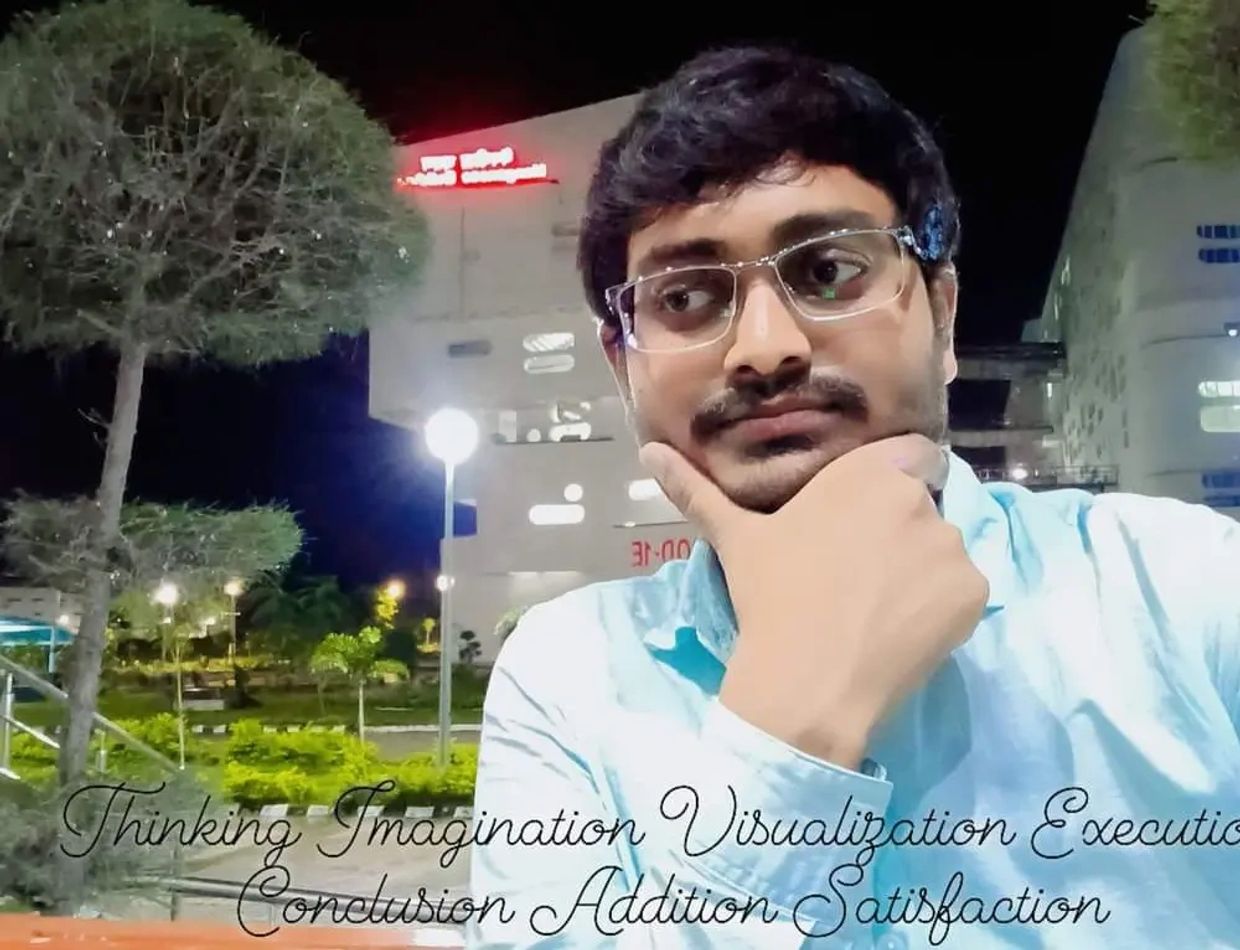 Learning steps: Thinking, Imagination, Visualization, Execution, Conclusion, Addition & Satisfaction.