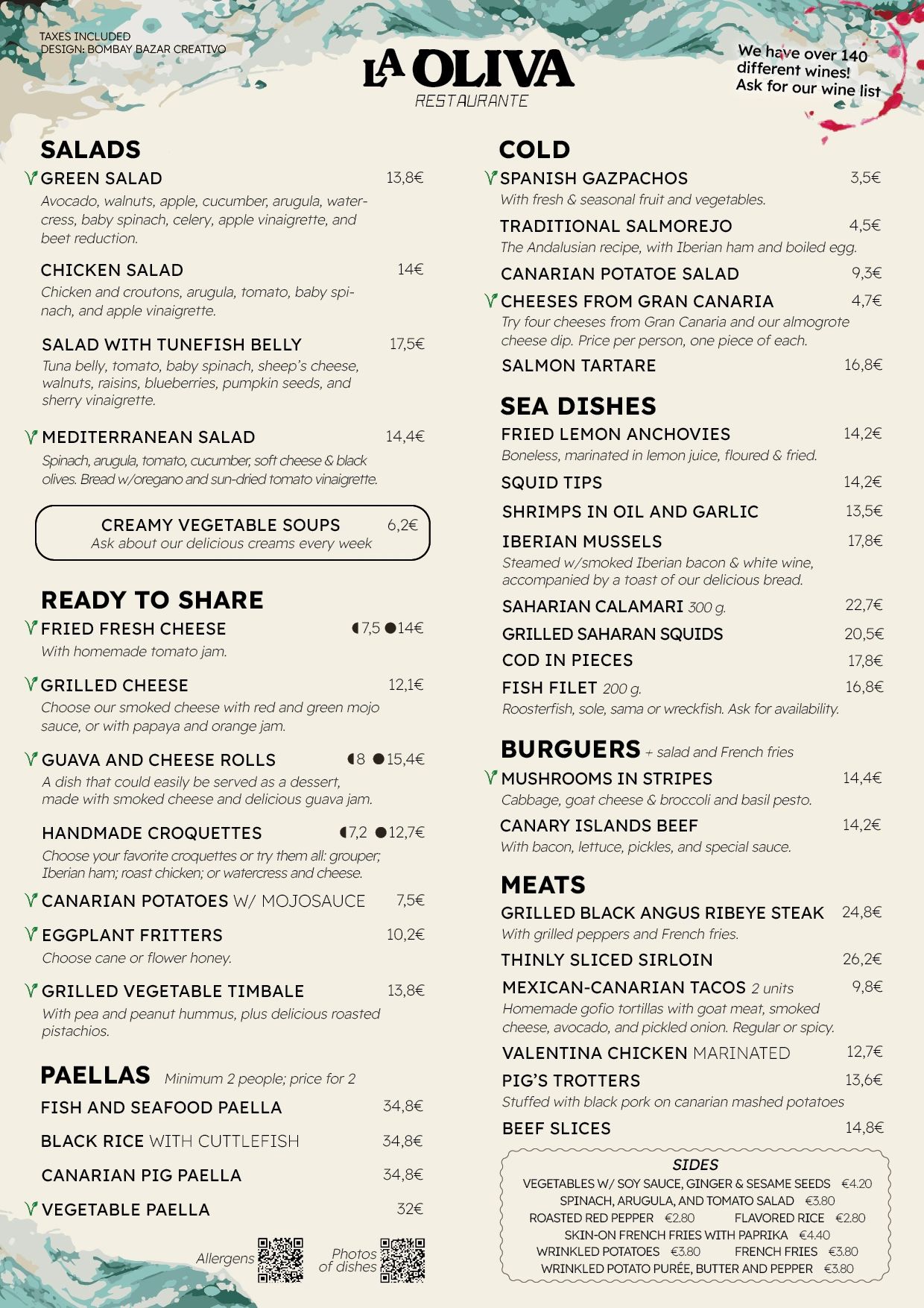 Enjoy our dishes!
