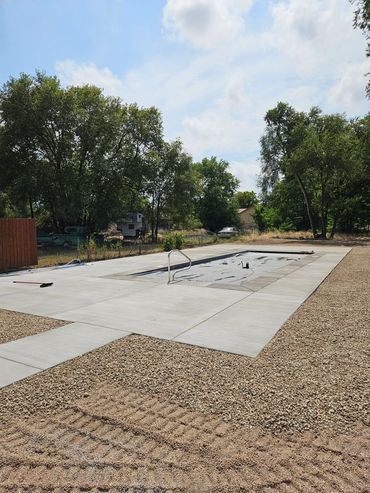 Add some decorative rock or other landscape accents around the deck to enhance the outdoor experienc