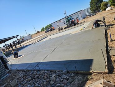 Large concrete deck area. Perfect for pool parties or just "vacationing in your own backyard" with t