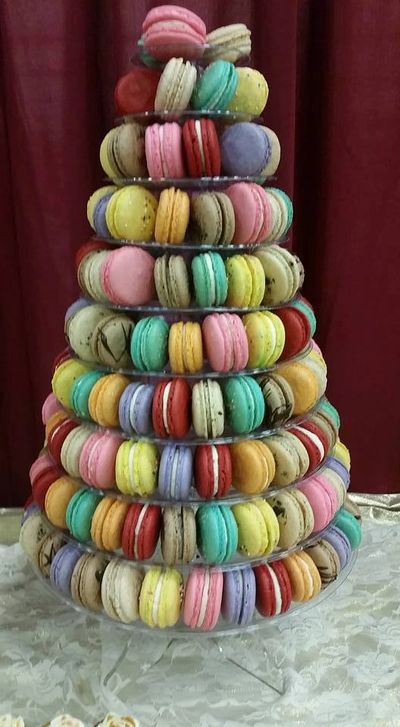 4 Tier Macaron Tower - 40 Macarons