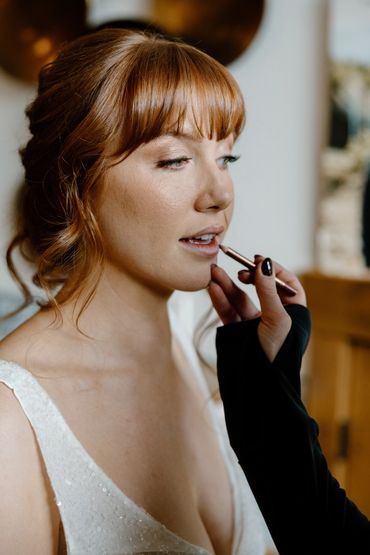 bride's makeup estes park bridal company