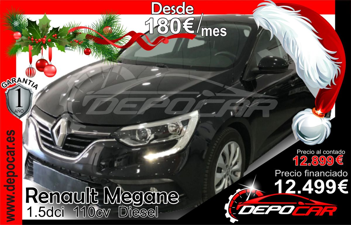 Renault Megane Negro 1.5dci 110cv Diesel
