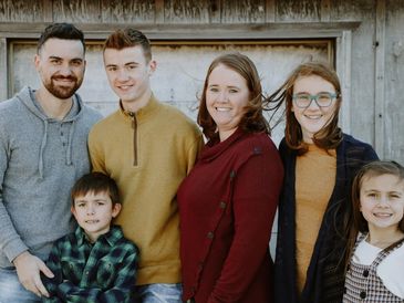 Lead Pastor Ben Montgomery and family