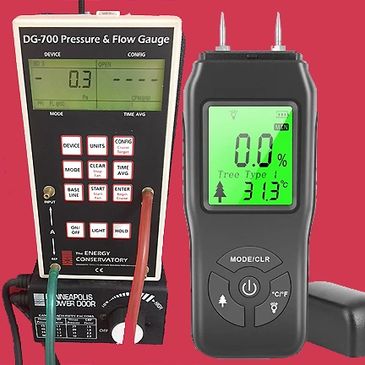 Gauges to measure air leakage