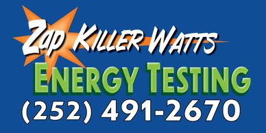 Zap Killer Watts identifies air leakage and provides ways to reduce energy usage