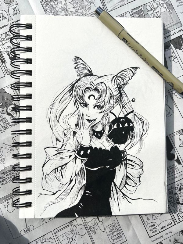 A women dressed as sailor moon 