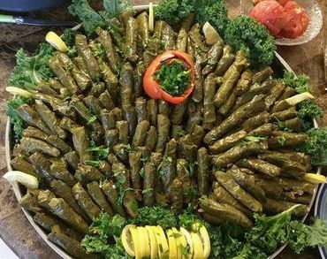 Kiki's Stuffed Grape Leaves (Rice & Beef)