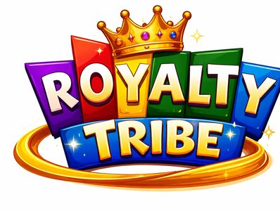 Colorful Royalty Tribe logo with a crown and golden ring.