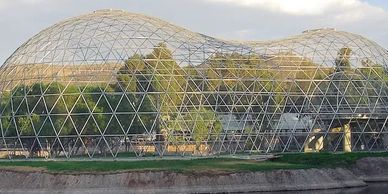 aviary geodesic dome greenhouse 
