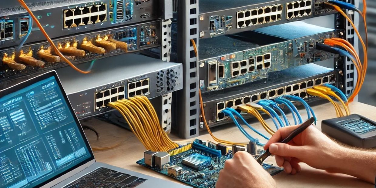 Network Setup Services by Micro Tech IT Consulting,including routers and switches