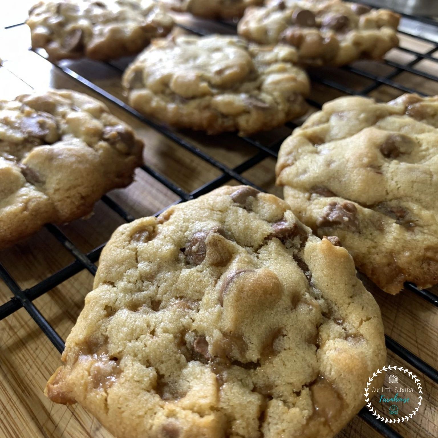 Chocolate Chip & Skor Cookies