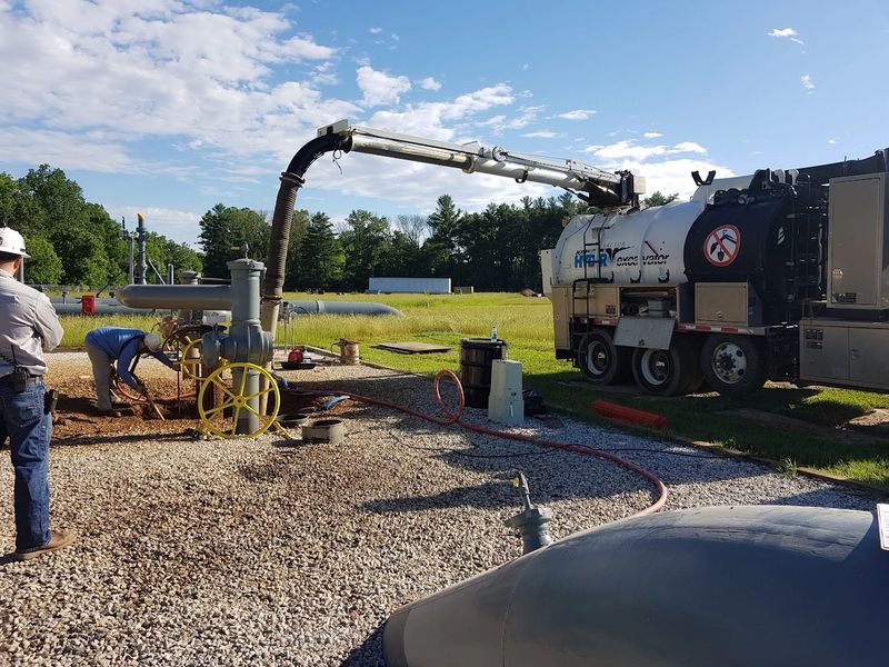 Field work on gas pipeline