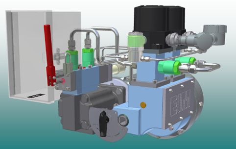Hydraulic control panel
