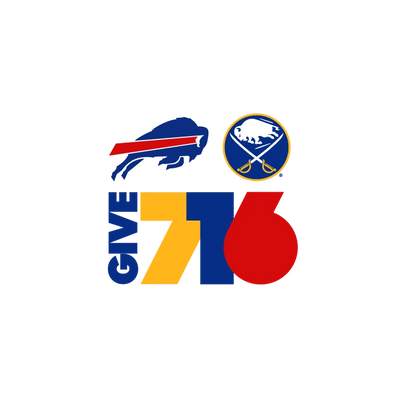Logo featuring NFL teams Bills, Sabres, 76ers, and Rangers.