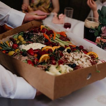 Home Roasted Meats and Cheese Platter boxes are great for any celebration 