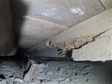 Confined space where we suspected a problem existed 