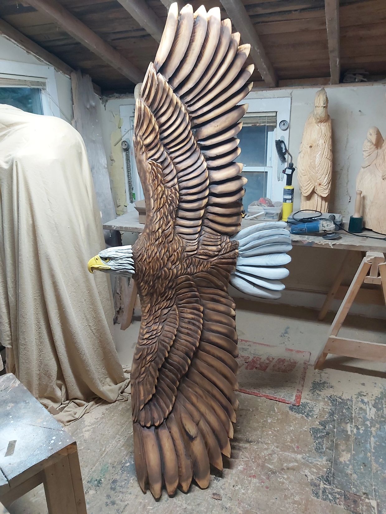 DaVinci In Wood Chainsaw Carving Halifax, Nova Scotia