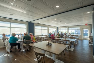 Dining area of the Beacon Restaurant