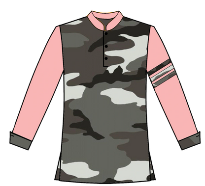 140-Camo with Contrast Sleeves - Image 3