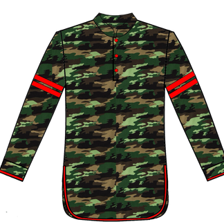 167-Camo with Round Bottom and Binding