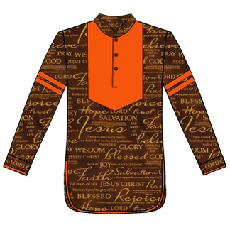 174-Salvation Print with Orange