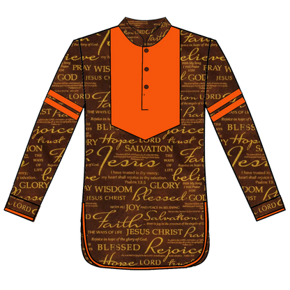 174-Salvation Print with Orange