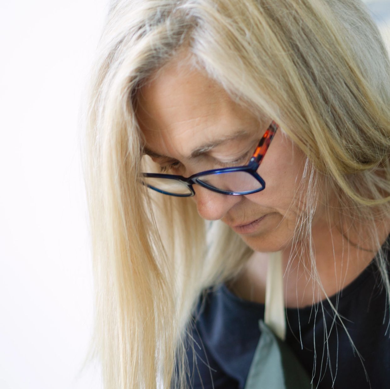 Personal brand photography Devon , portrait of working artist