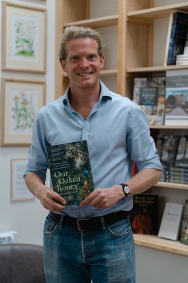 Author Merlin Hanbury-Tenison at The Bookery Crediton