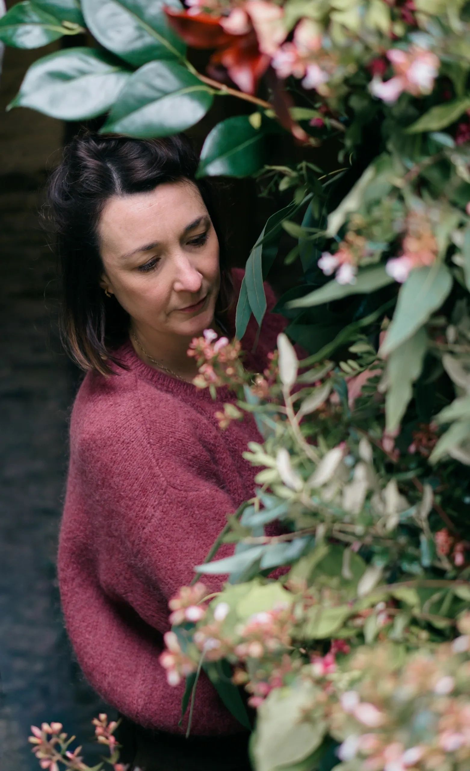North Devon florist in Brand portrait shoots with Felicity Billen