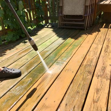 DECK STAINING