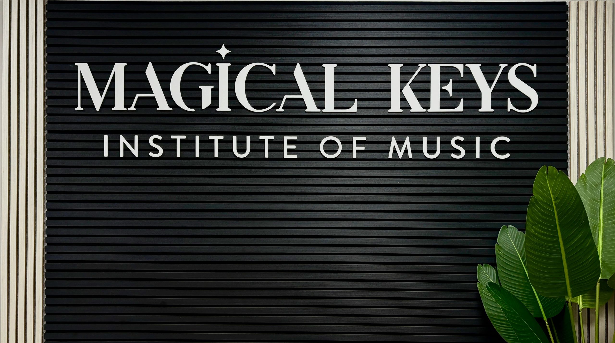 Magical Keys, music studio teaching private lessons on piano, harp, voice, and violin.