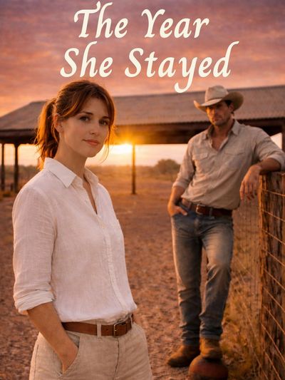 The YEar She Stayed by Katherine Franks cover, An outback romance novel