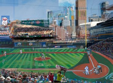 Twins playing the Yankees at Target Field