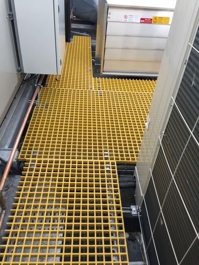 Building Services Solutions (Construction) Ltd, supplying and installing roof access walkways