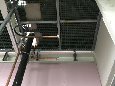 Building Services Solutions (Construction)  Ltd, supplying & installing multiple risers for services