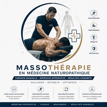 Massage therapy session promoting health and recovery.