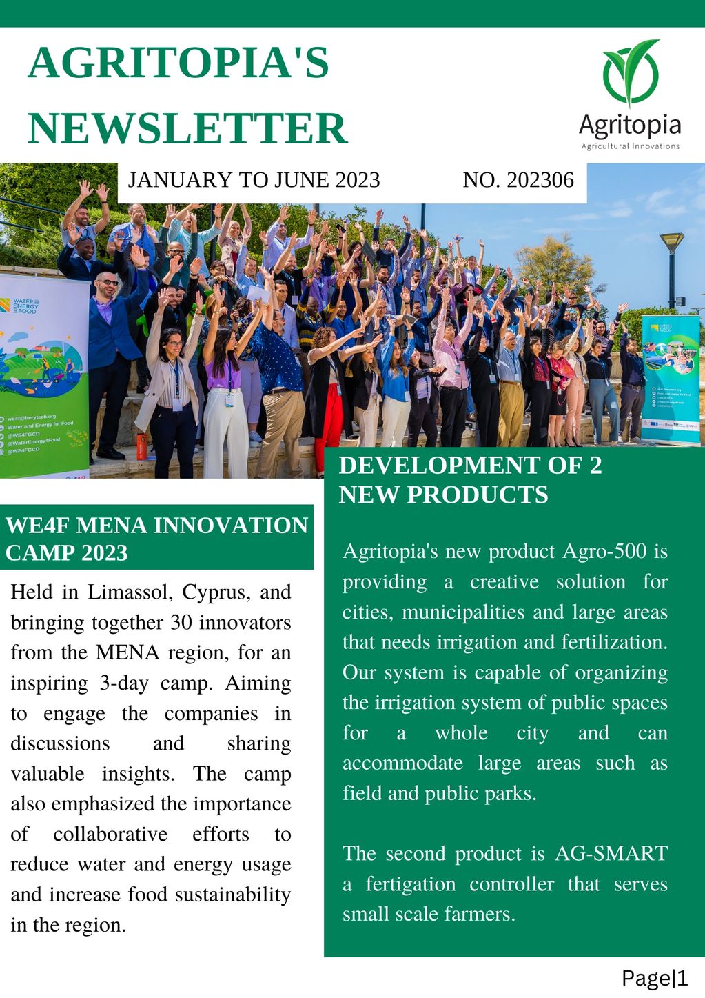 Newsletter January to June 2023 (part 1)