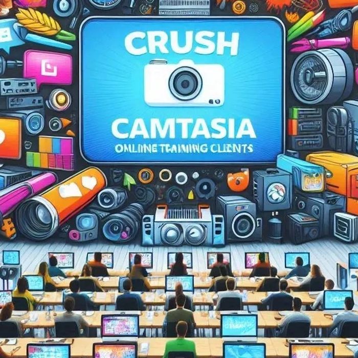 CRUSH CAMTASIA Introductory Online Course minimizes the software learning curve.