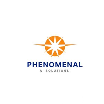 Logo of Phenomenal AI Solutions with an orange star symbol.