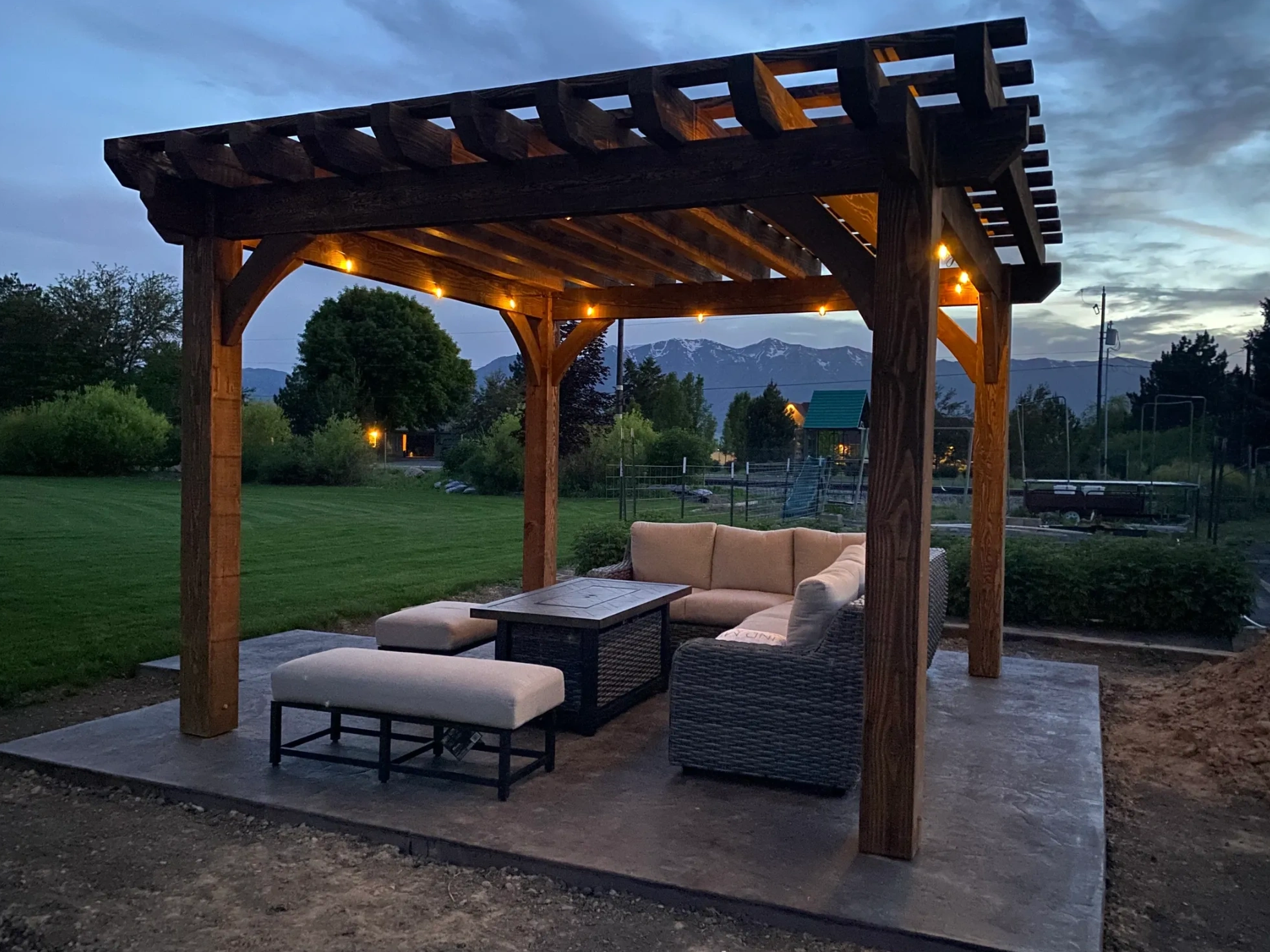 heavy timber pavilion kits, heavy timber pergola kits, pergola kits Utah, pergola kits Idaho
