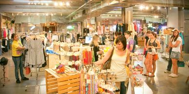 Basement Marketplace in the Old Town Shops in Downtown Flagstaff Arizona