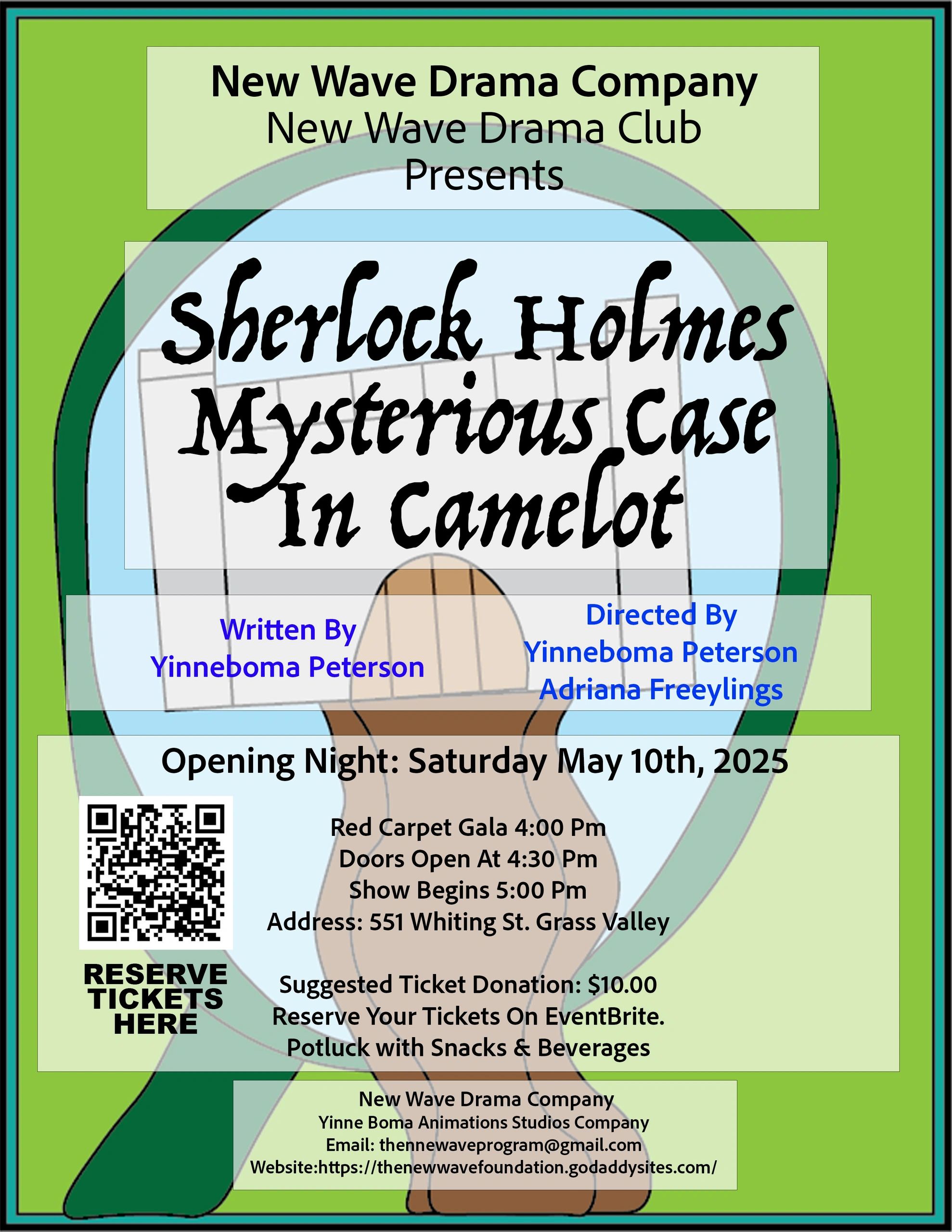  Sherlock Holmes Mysterious Case in Camelot Play
